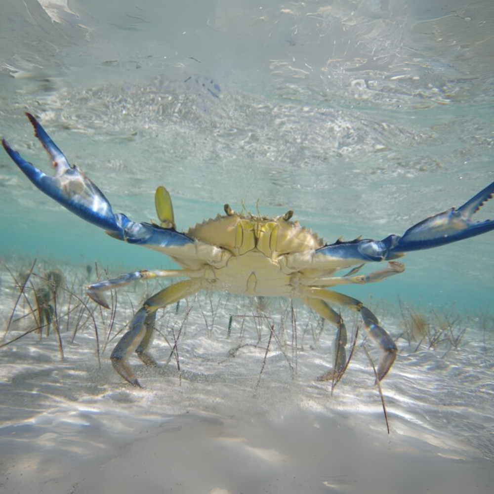 Premium Wild-Caught Mediterranean Swimming Crab (Callinectes sapidus) – Delicate, Sweet Flavor & Tender Meat – 100g to 200g – Sustainable Seafood – Wildfischfang - Wildfischfang