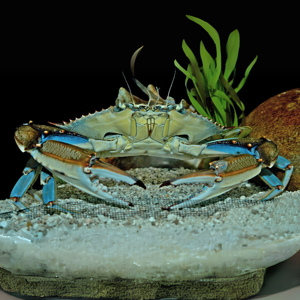 Premium Wild-Caught Mediterranean Swimming Crab (Callinectes sapidus) – Delicate, Sweet Flavor & Tender Meat – 100g to 200g – Sustainable Seafood – Wildfischfang - Wildfischfang